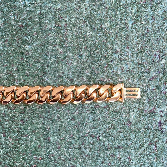 Gold Cuban link bracelet - Picture 6 of 7